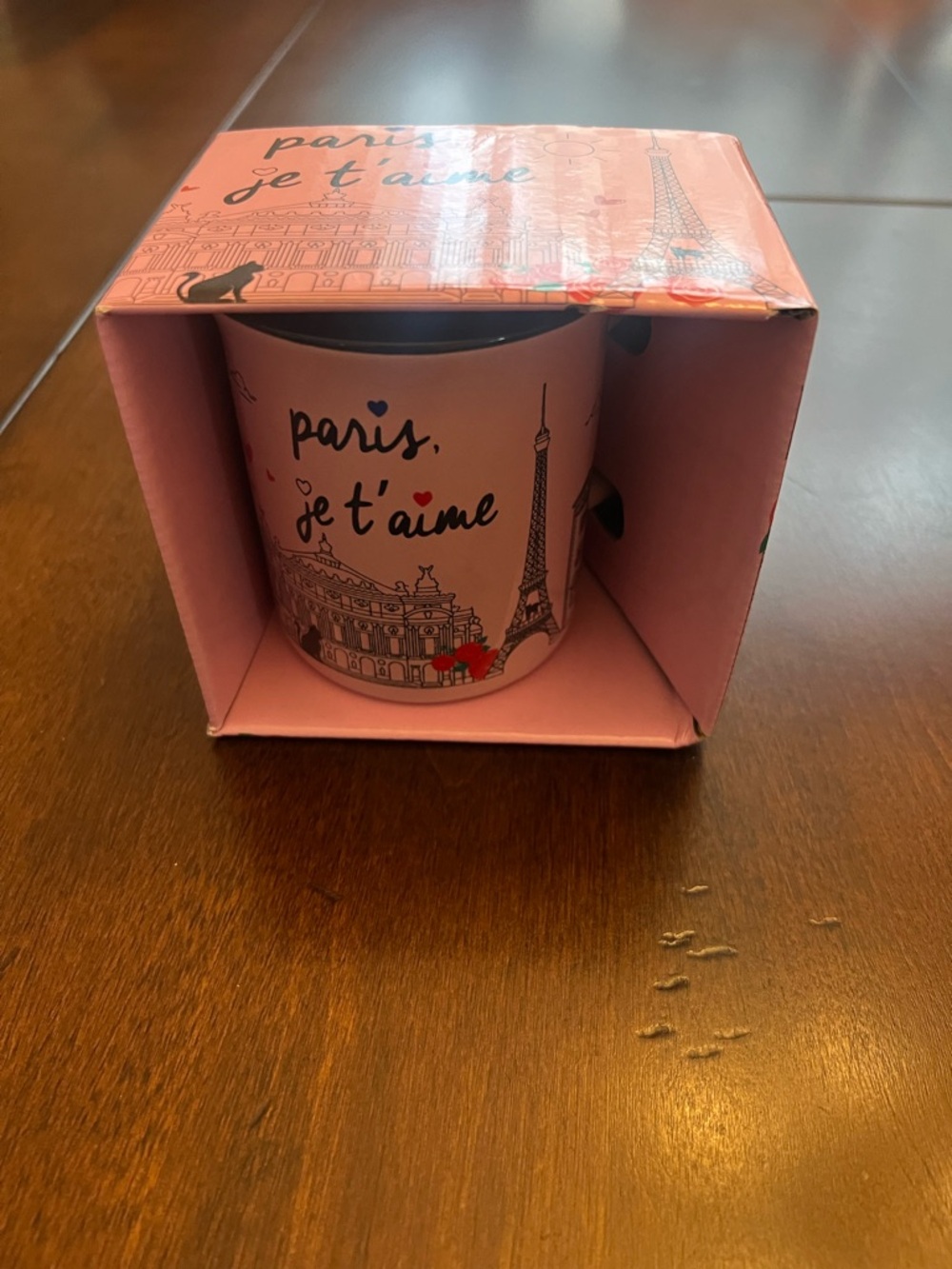 Paris Je T'aime Pink Eiffel Tower Mug